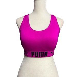 NWT - Puma Fuchsia Sports Bra (Size: M)